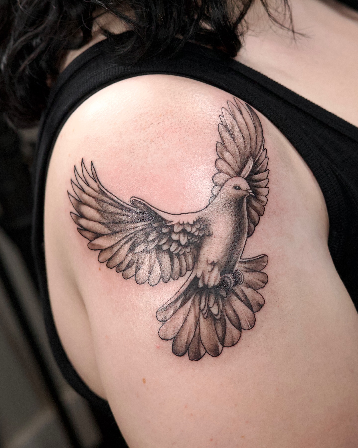 Tattoo by @villionairetattoos — black_and_grey
