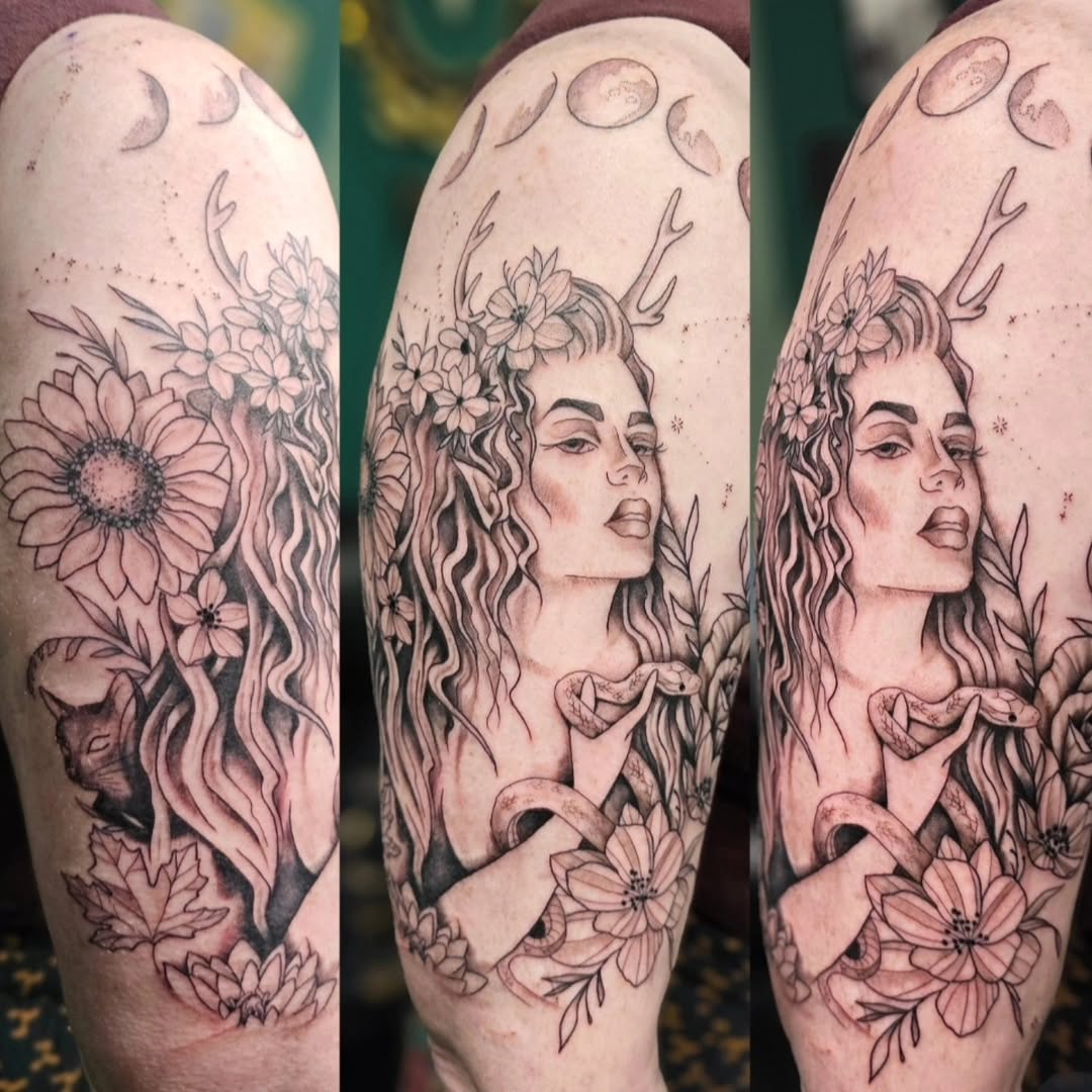 Tattoo by @gudeahn_art — realism, black_and_grey