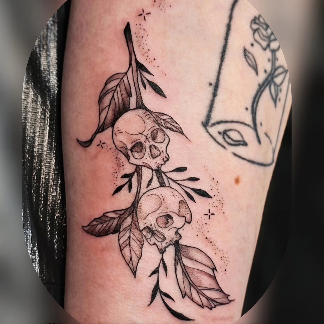 Tattoo by @gudeahn_art — dark_realism, black_and_grey