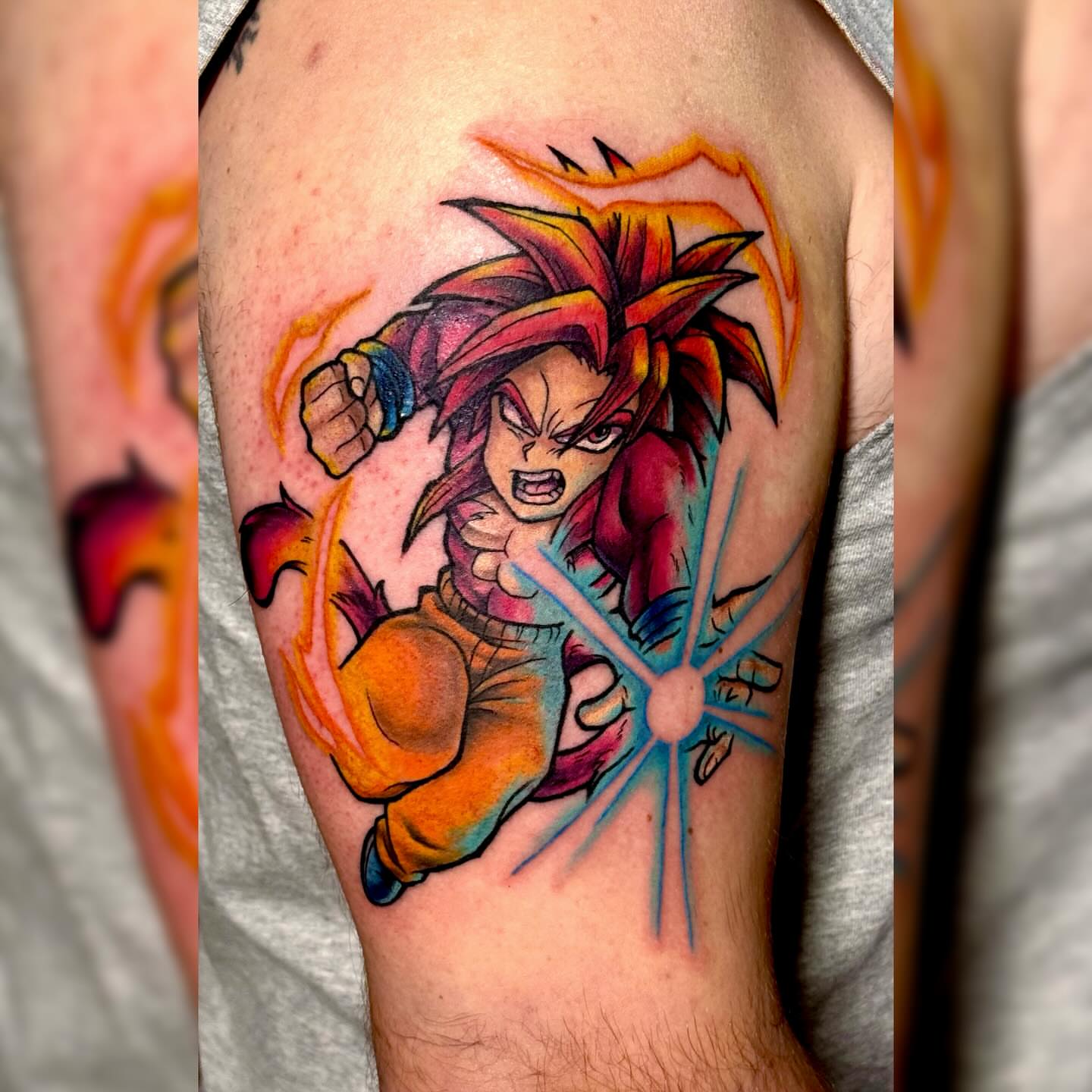 Tattoo by @gabipaigeee — anime