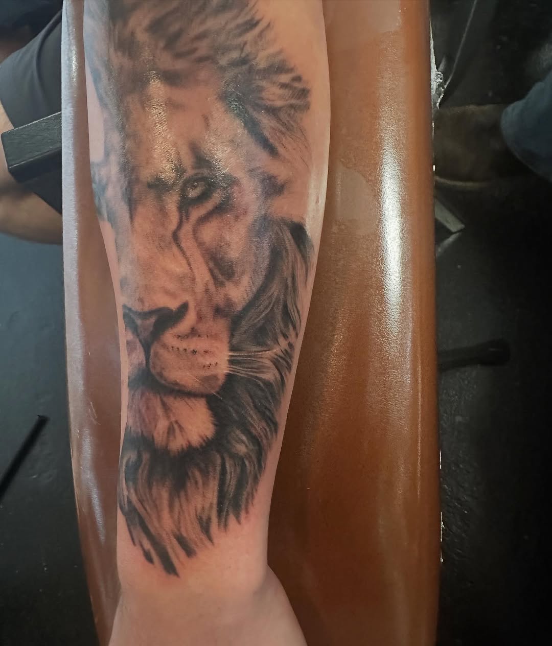 Tattoo by @spookyboo_tattoos — realism, black_and_grey