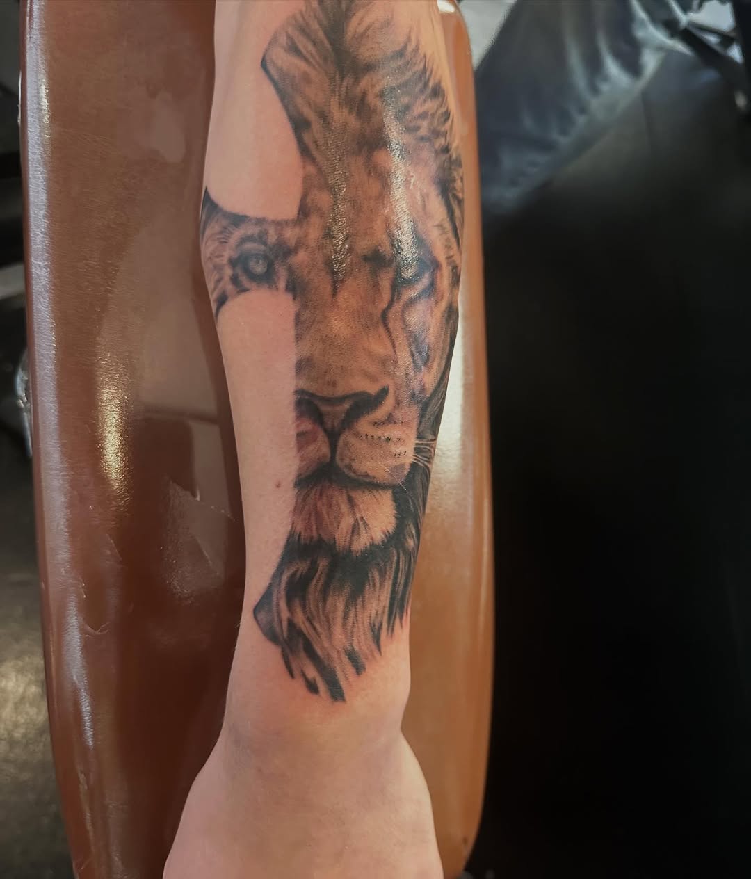 Tattoo by @spookyboo_tattoos — realism, black_and_grey