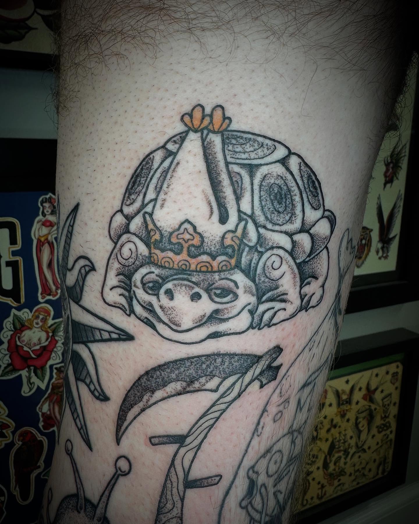 Tattoo by @aleenahkentattoo — dotwork