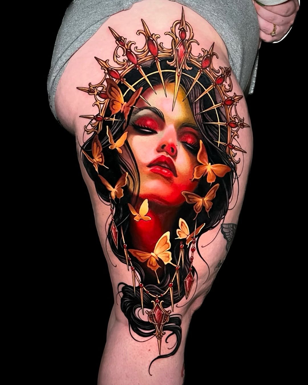 Tattoo by @nikkisimpsontattoos โ realism, dark_realism