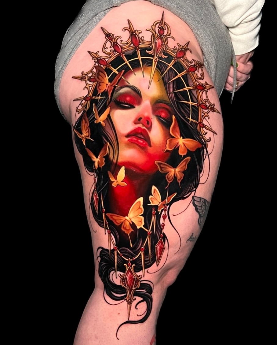 Tattoo by @nikkisimpsontattoos โ realism, neo_traditional
