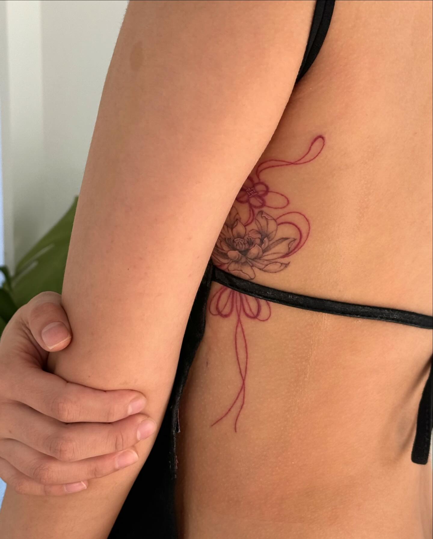Lotus flower dotwork tattoo by thuy (twee) <3, San Jose, California