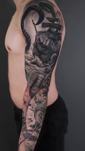 Tattoo by @ajtatt0 — black_and_grey, realism