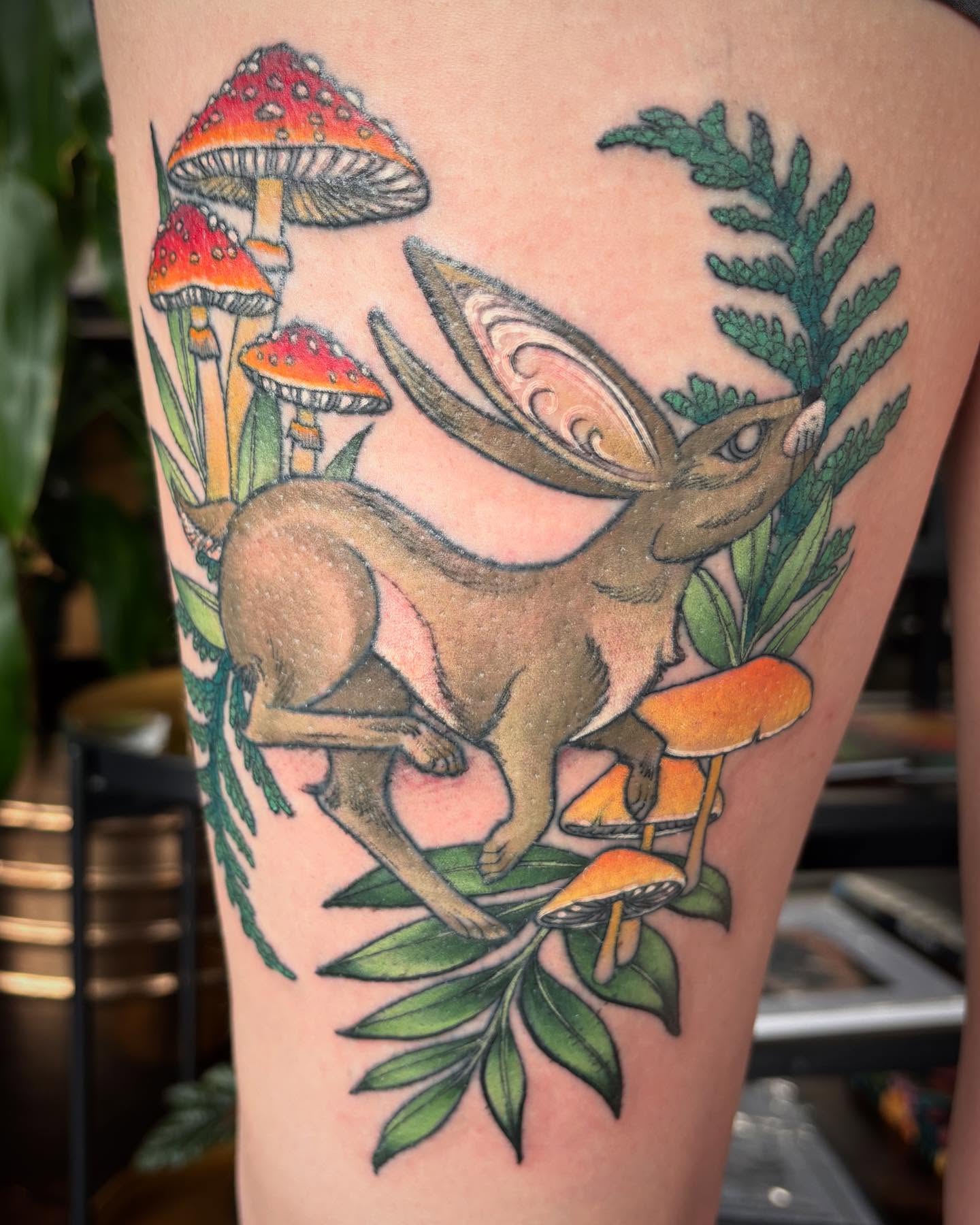 Tattoo by @ldayvee — american_traditional, dotwork