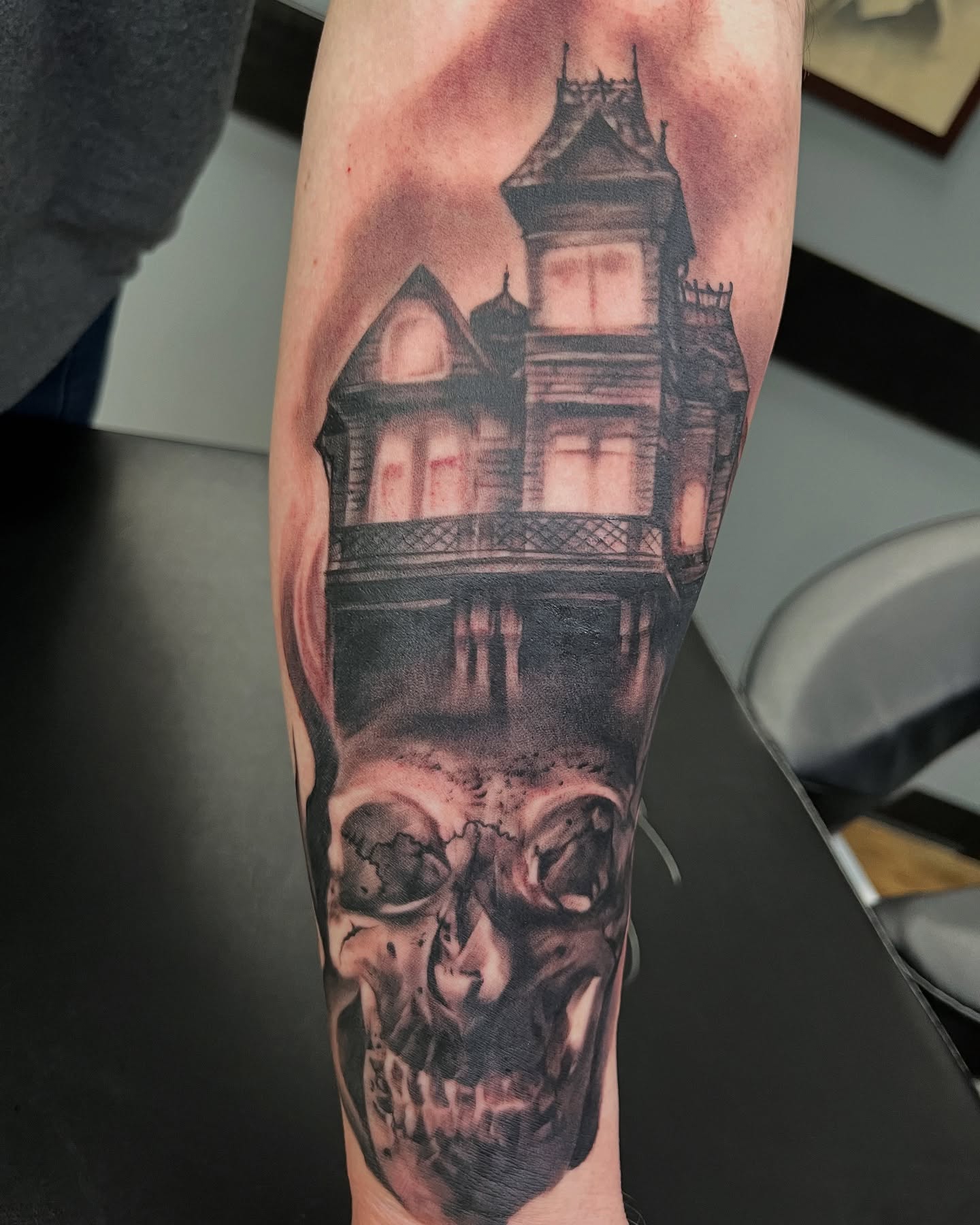 Tattoo by @tony.wilson.tattoos — realism, dark_realism
