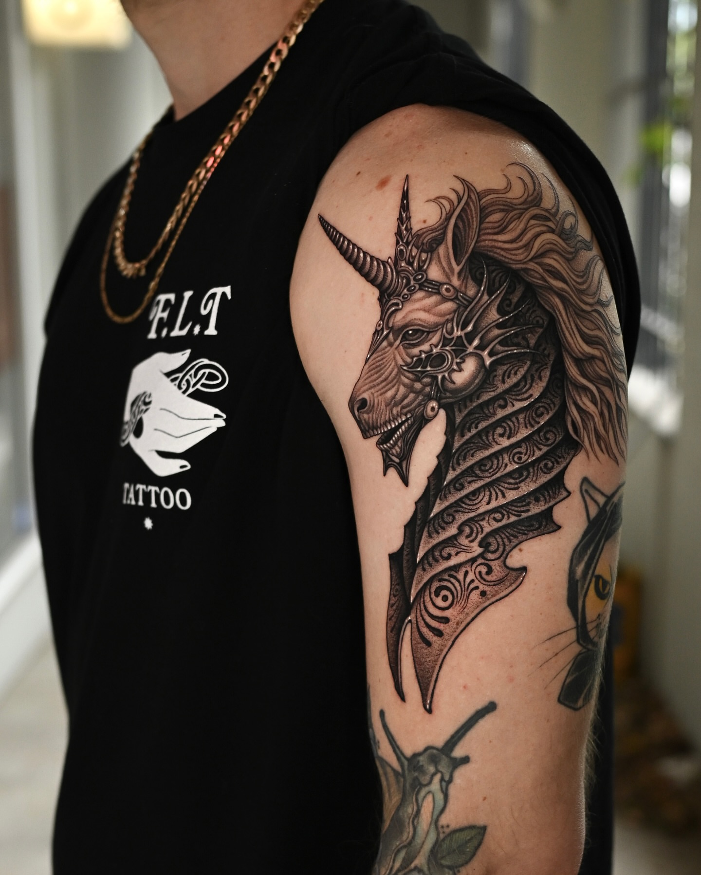 Tattoo by @monkeybob_ttt — black_and_grey, realism