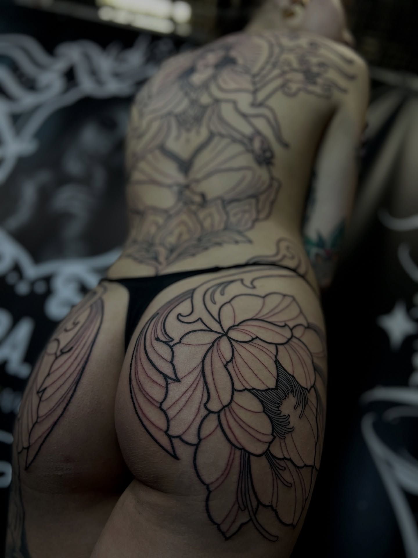 Tattoo by @pallada.is.love — black_and_grey