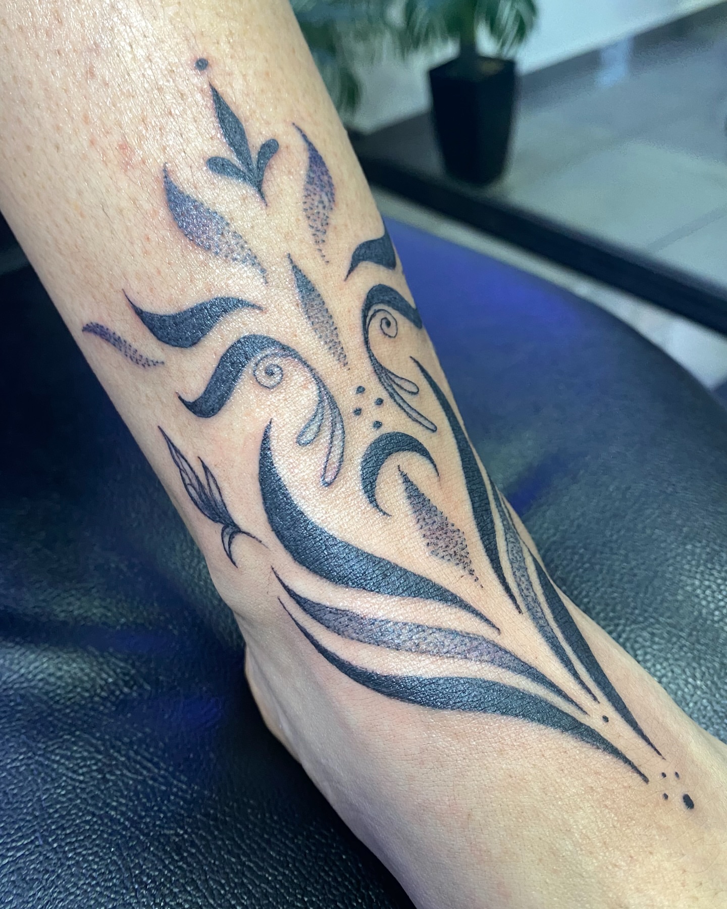 Tattoo by @skins_aj — black_and_grey