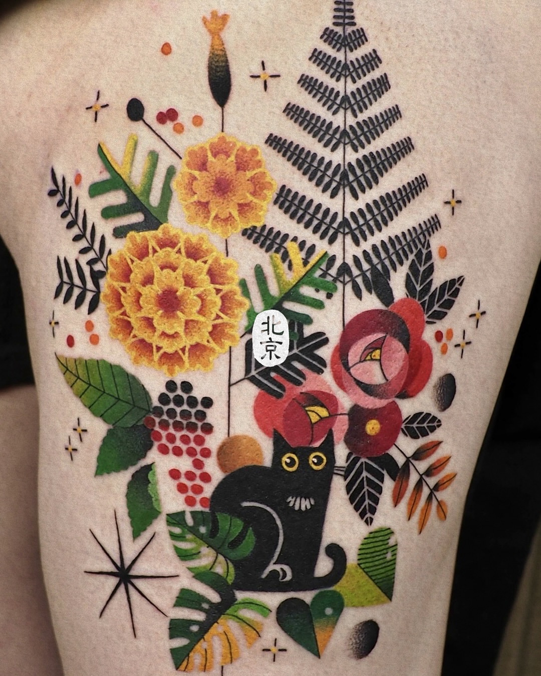 Tattoo by @hen_tattooer — new_school, illustrative