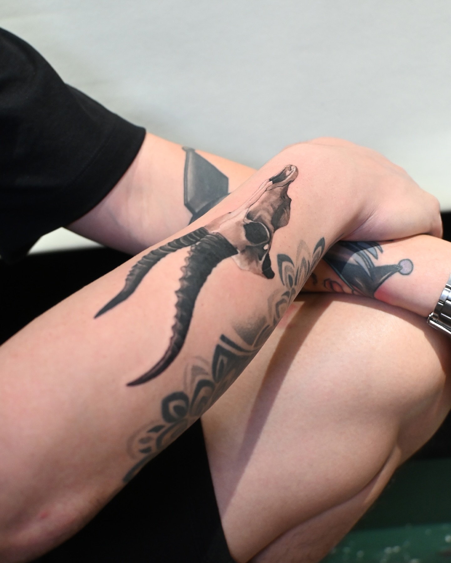 Tattoo by @tattoothechase — black_and_grey, realism