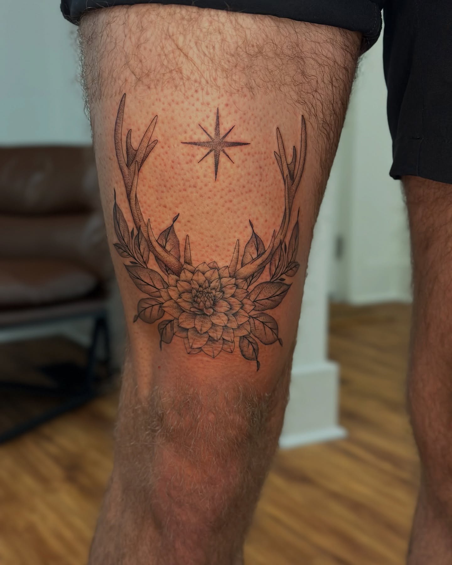 Tattoo by @vreevestattoo โ dotwork, black_and_grey