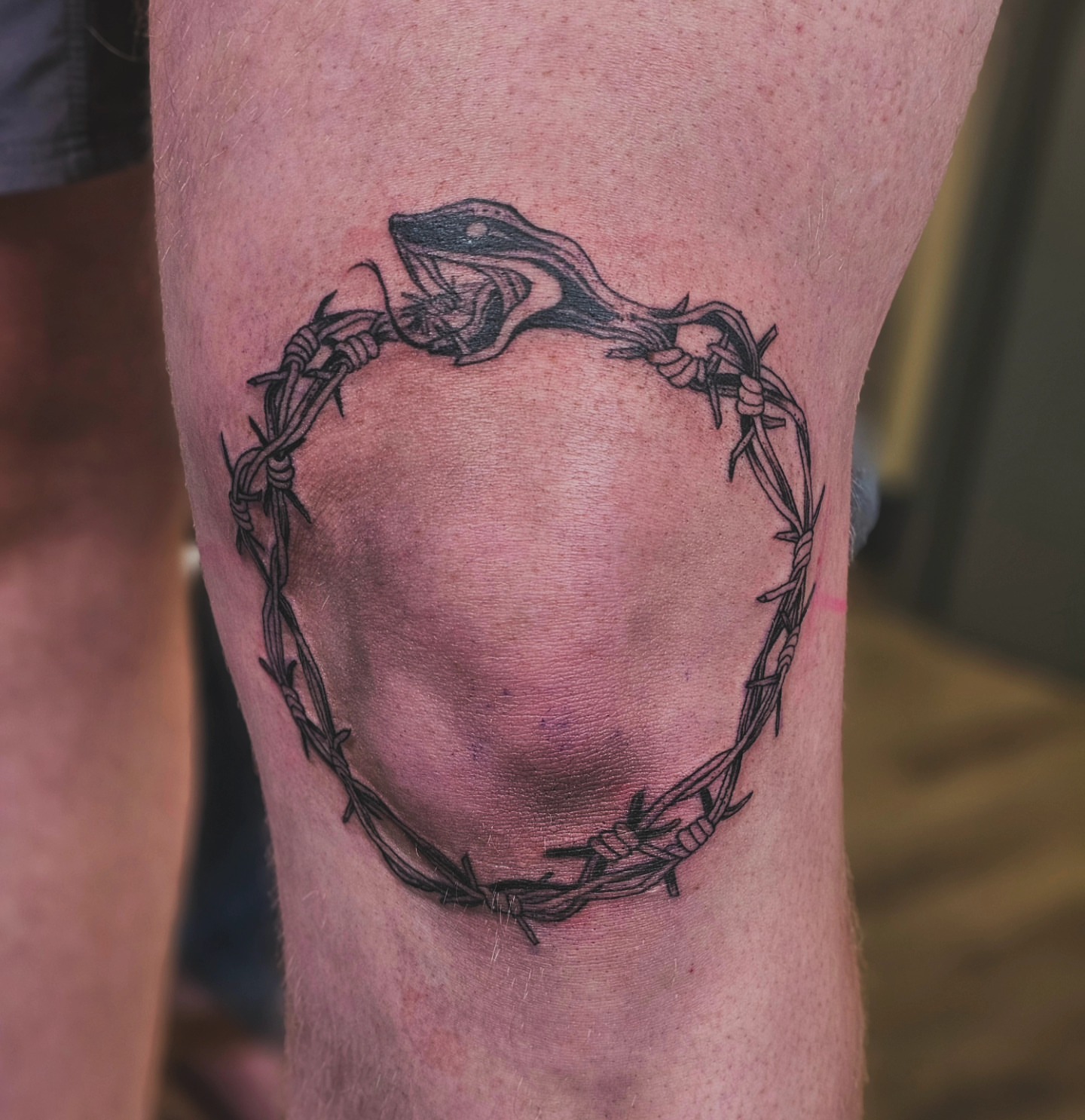 Tattoo by @ellatrick — black_and_grey