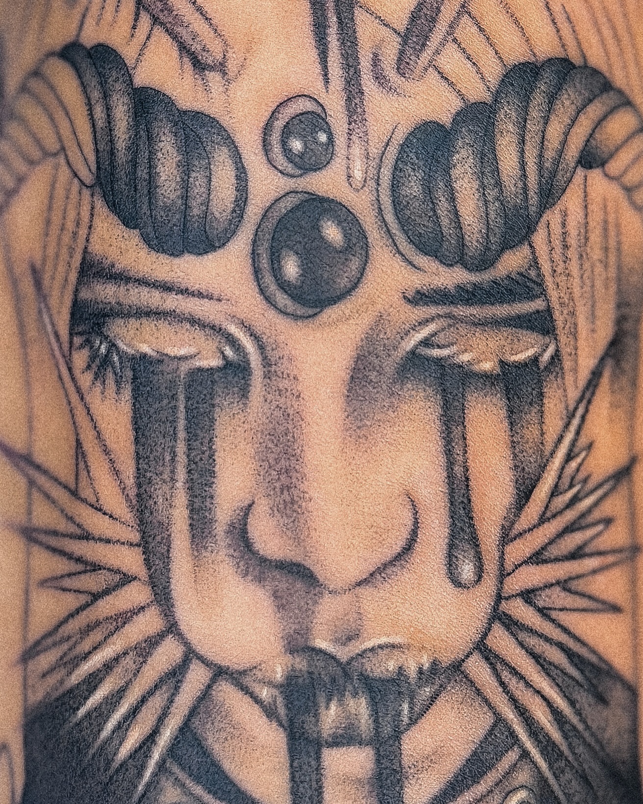 Lion realism tattoo by Mak$ Brand