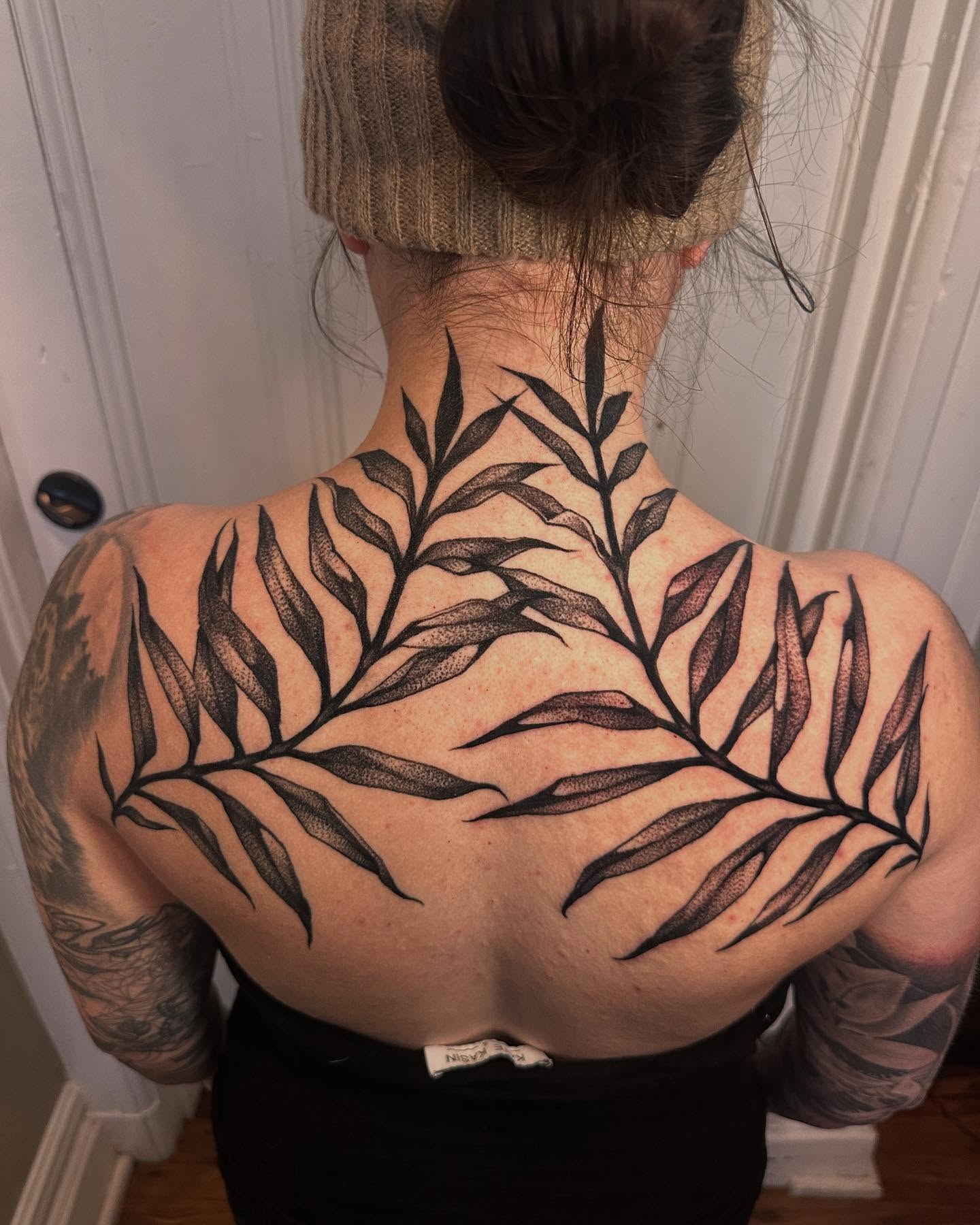 Tattoo by @grizzleyclaire — dotwork