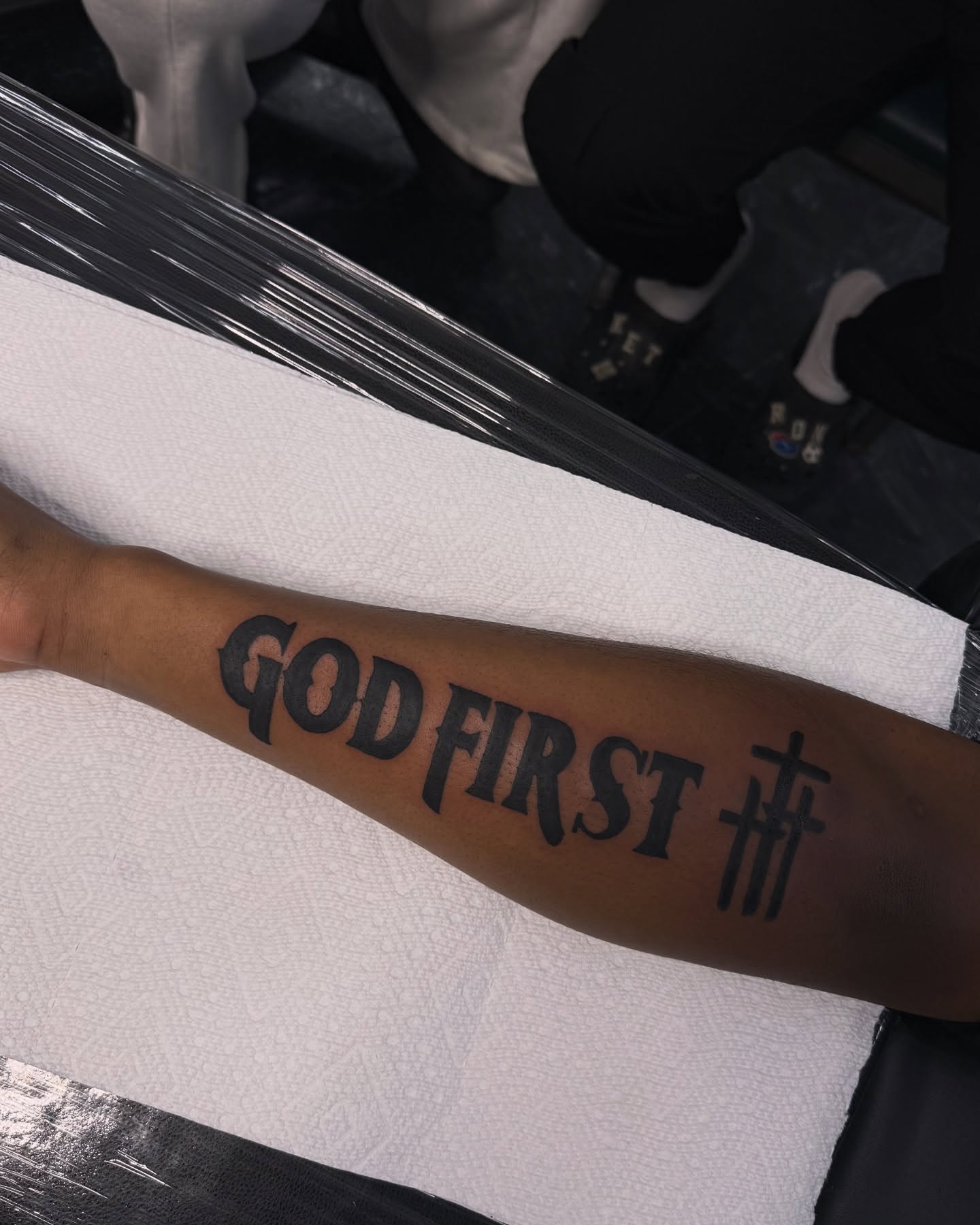 Tattoo by @august_tattz — lettering_script