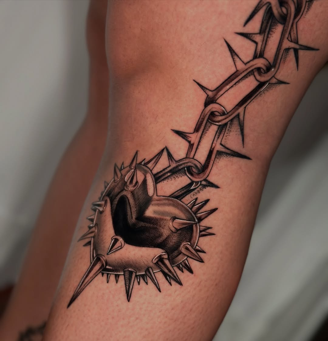 Tattoo by @coldbratpokes — black_and_grey, realism