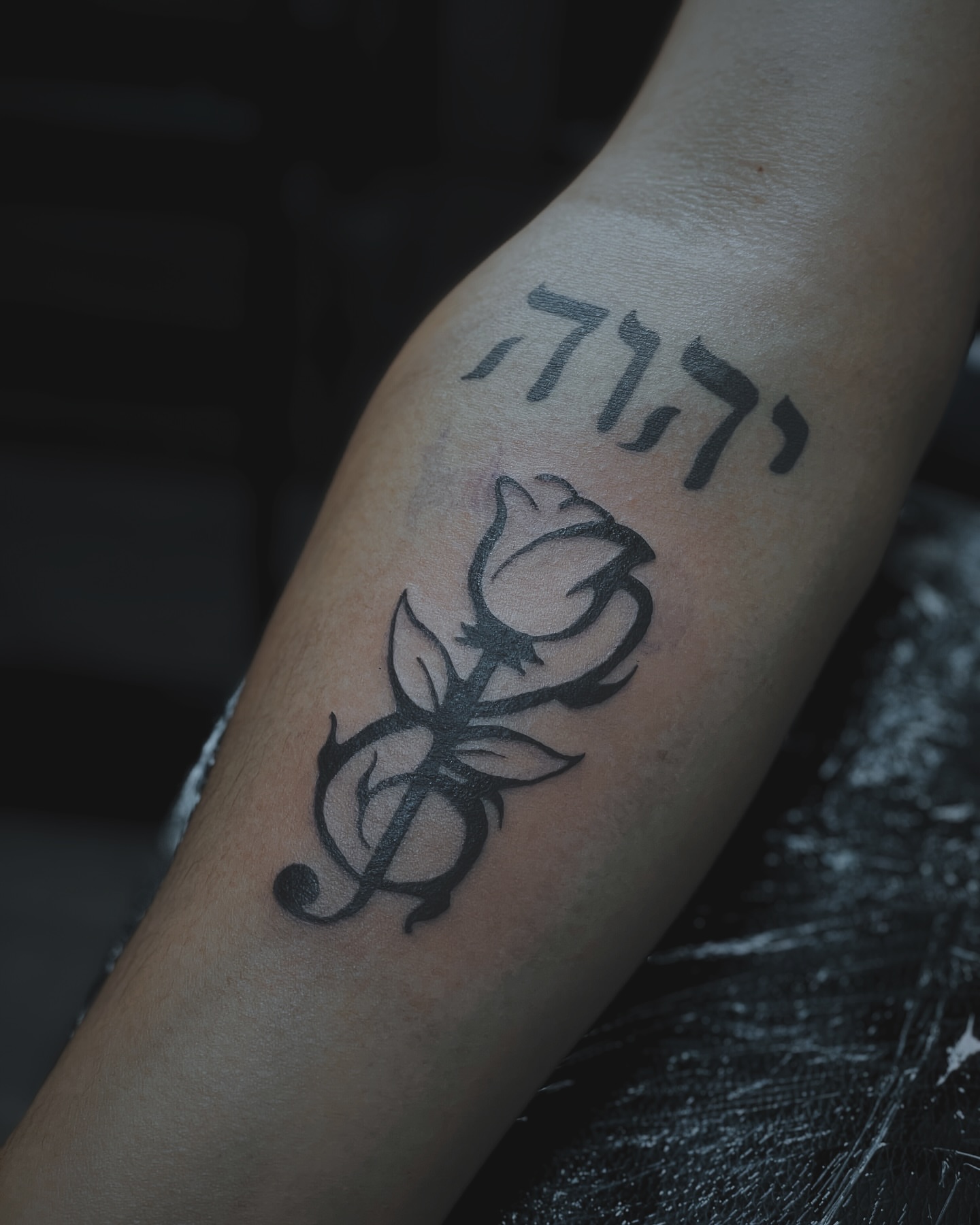 Tattoo by @terrordimensional — black_and_grey