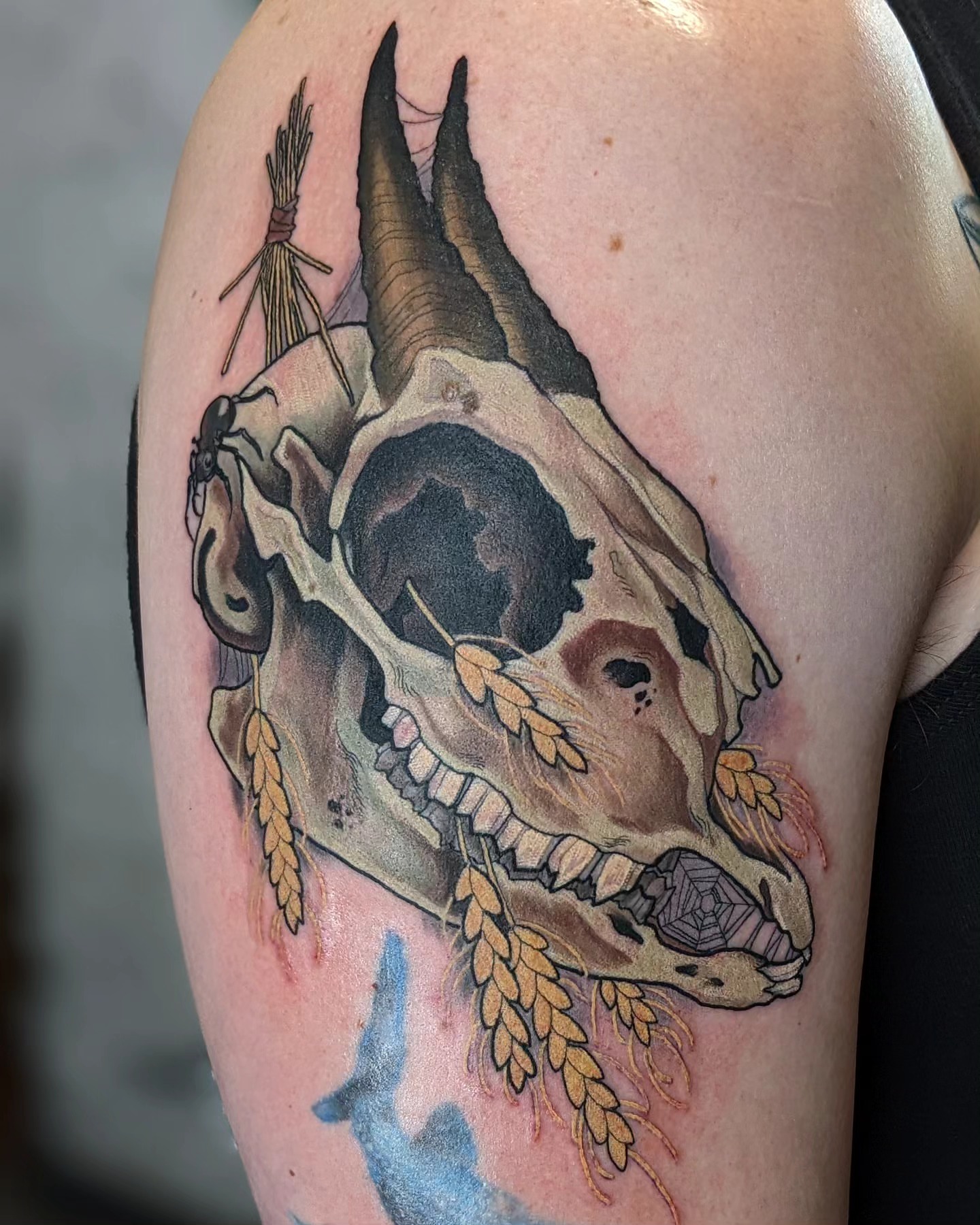 Tattoo by @kaylieseaver — realism, dotwork