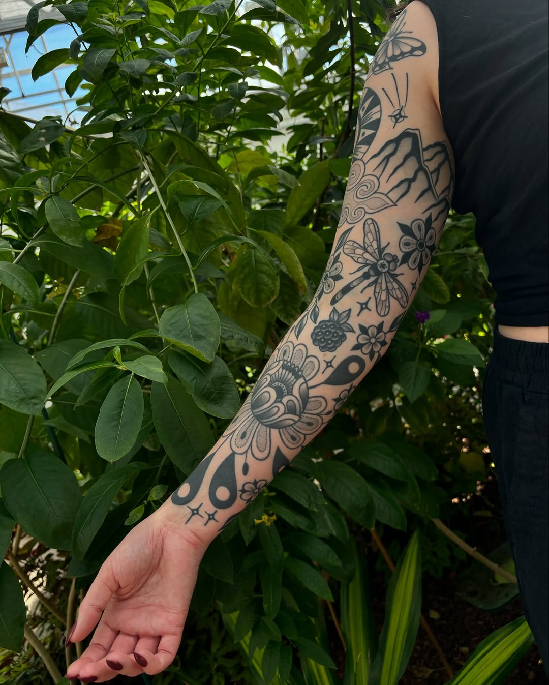 Tattoo by @bacontattoos — black_and_grey, ornamental