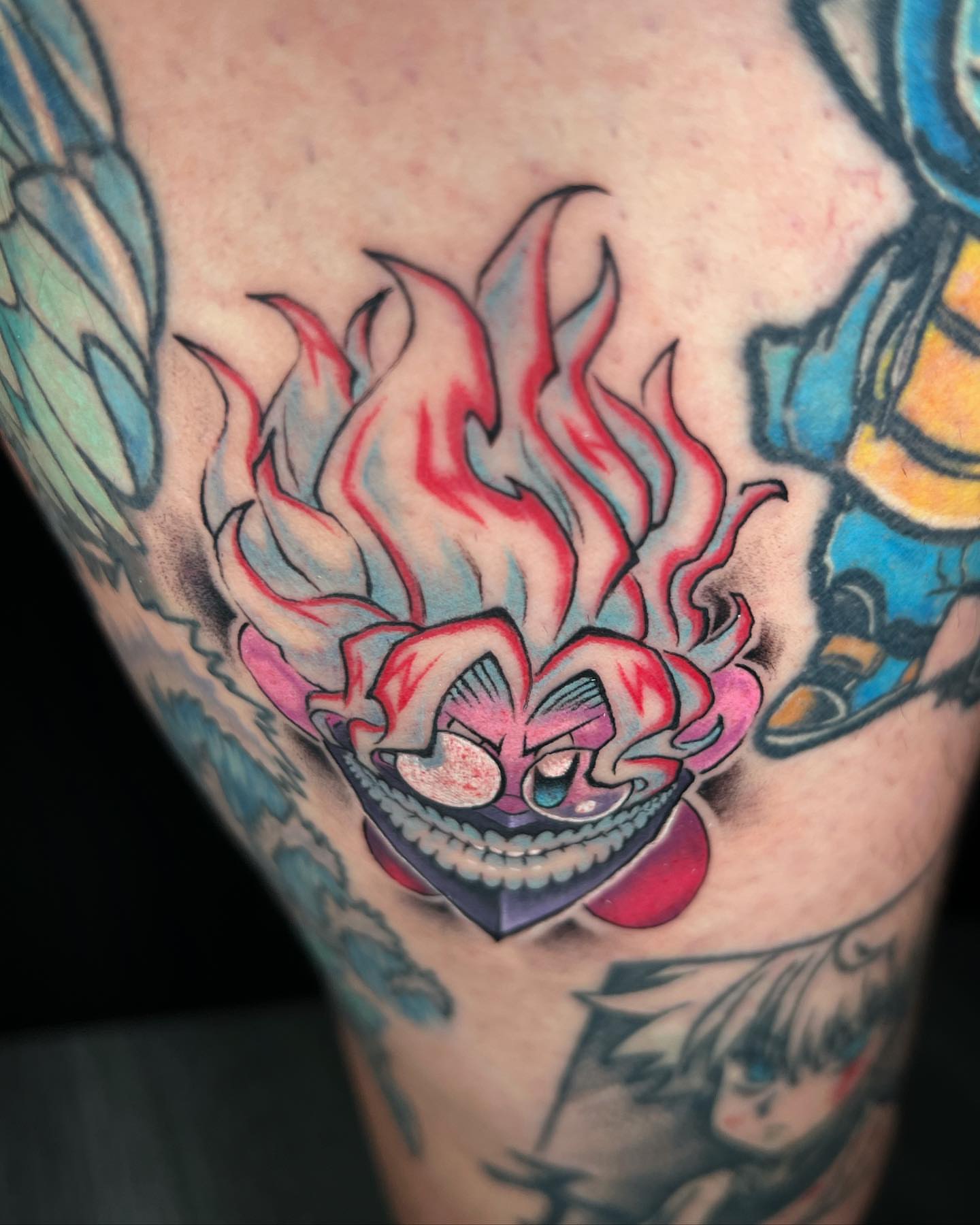 Tattoo by @gameboycolortattoos — anime