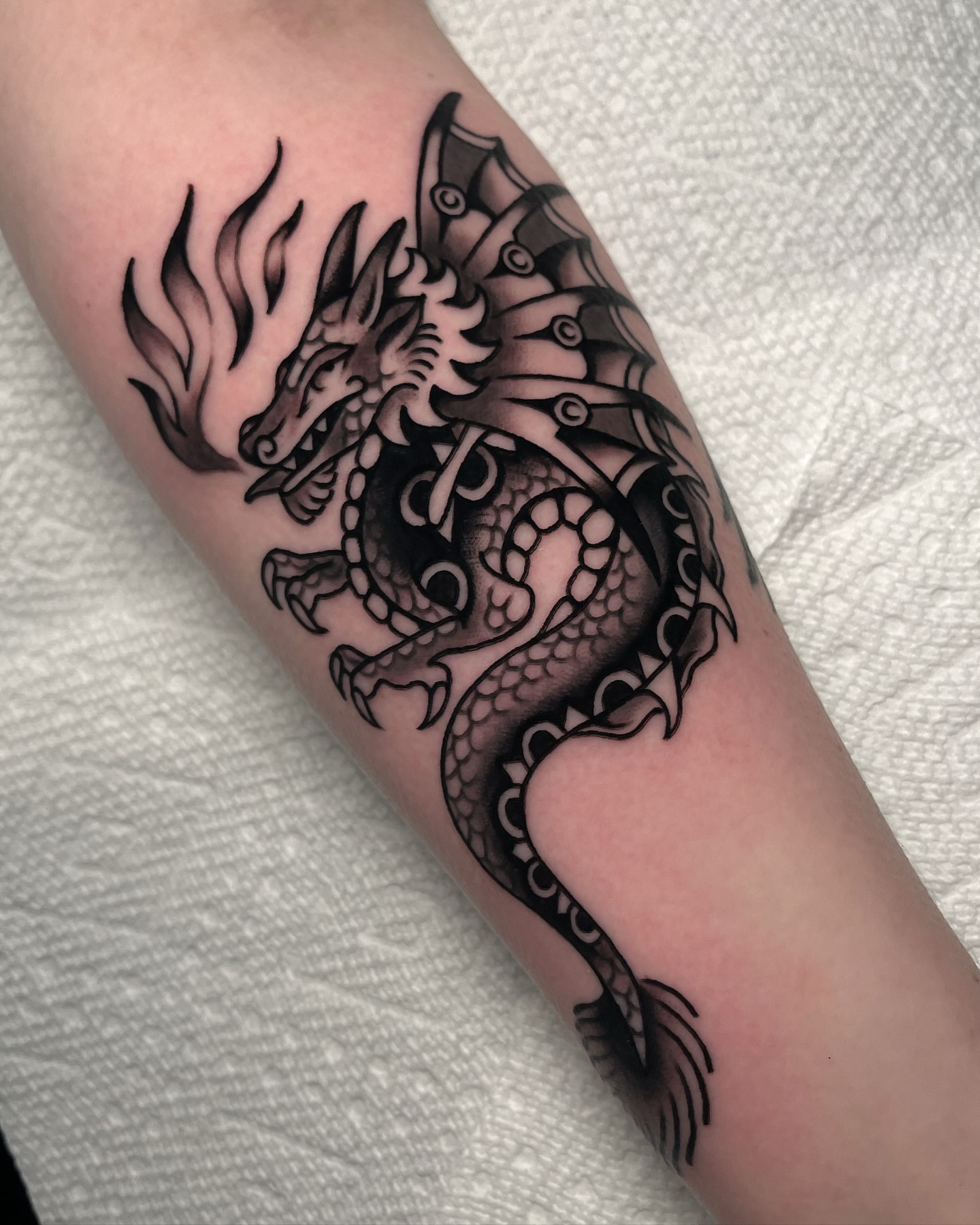 Tattoo by @katierosetattoos — black_and_grey