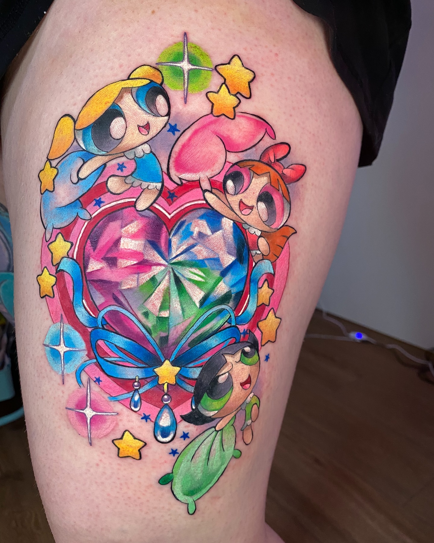 Tattoo by @amyporterart — new_school, anime