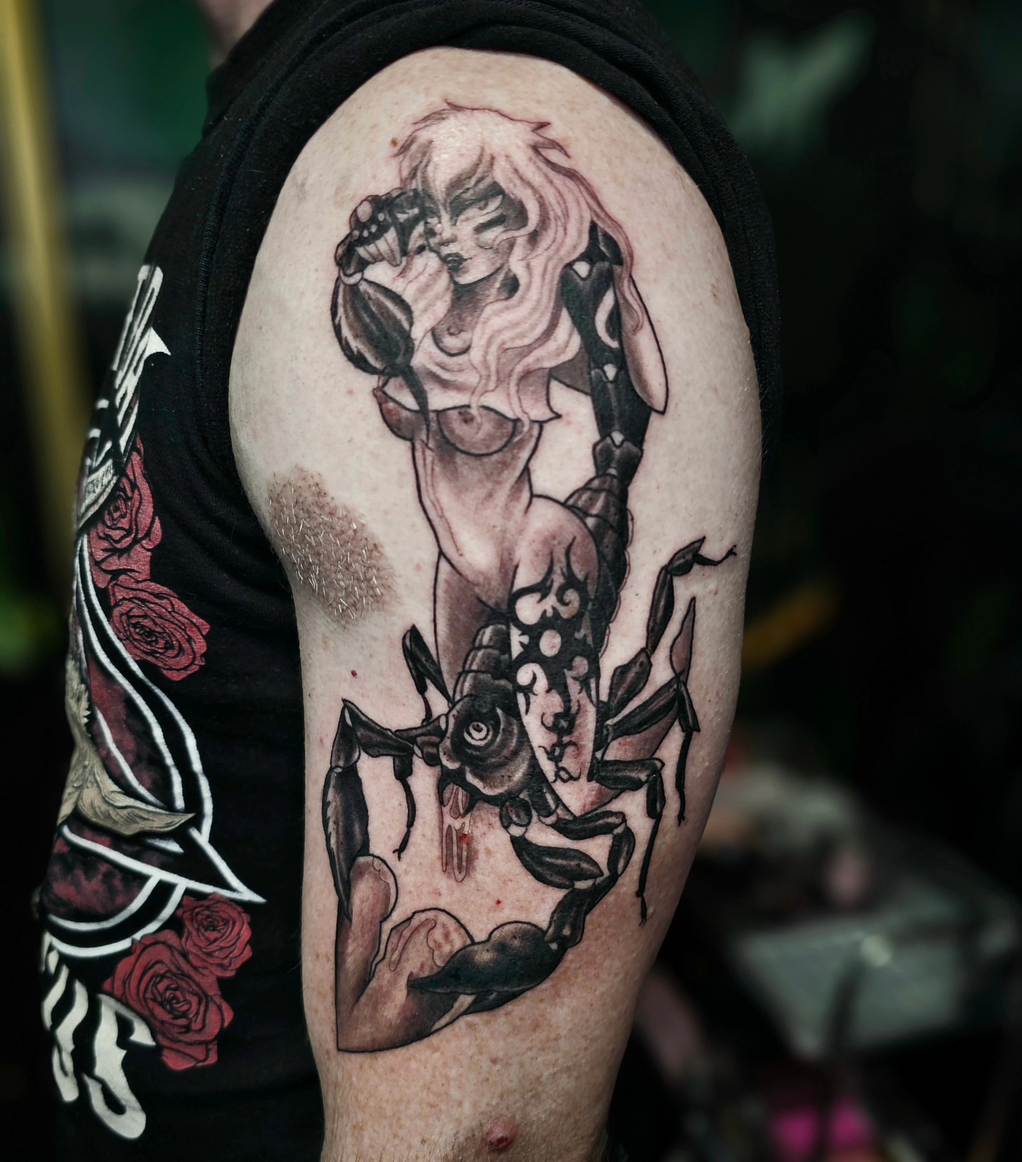 Tattoo by @ellatrick — black_and_grey, realism