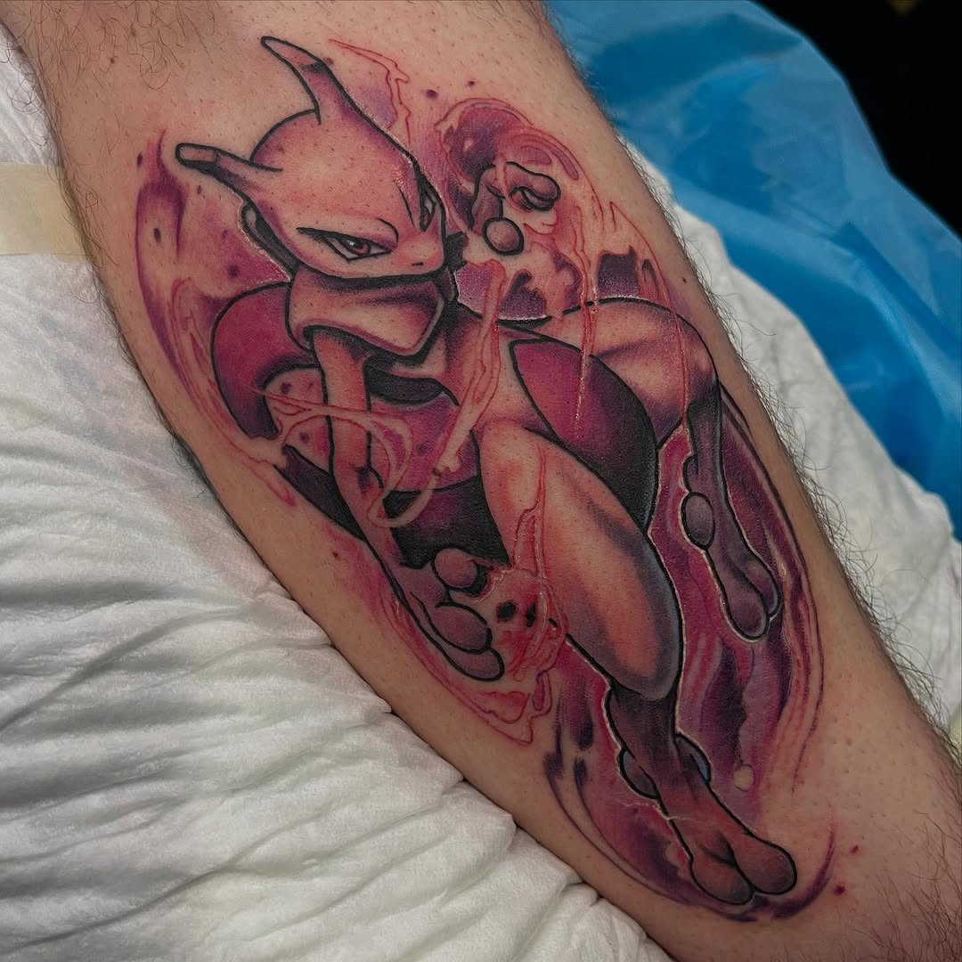 Tattoo by @matthewgtattoos — anime, new_school