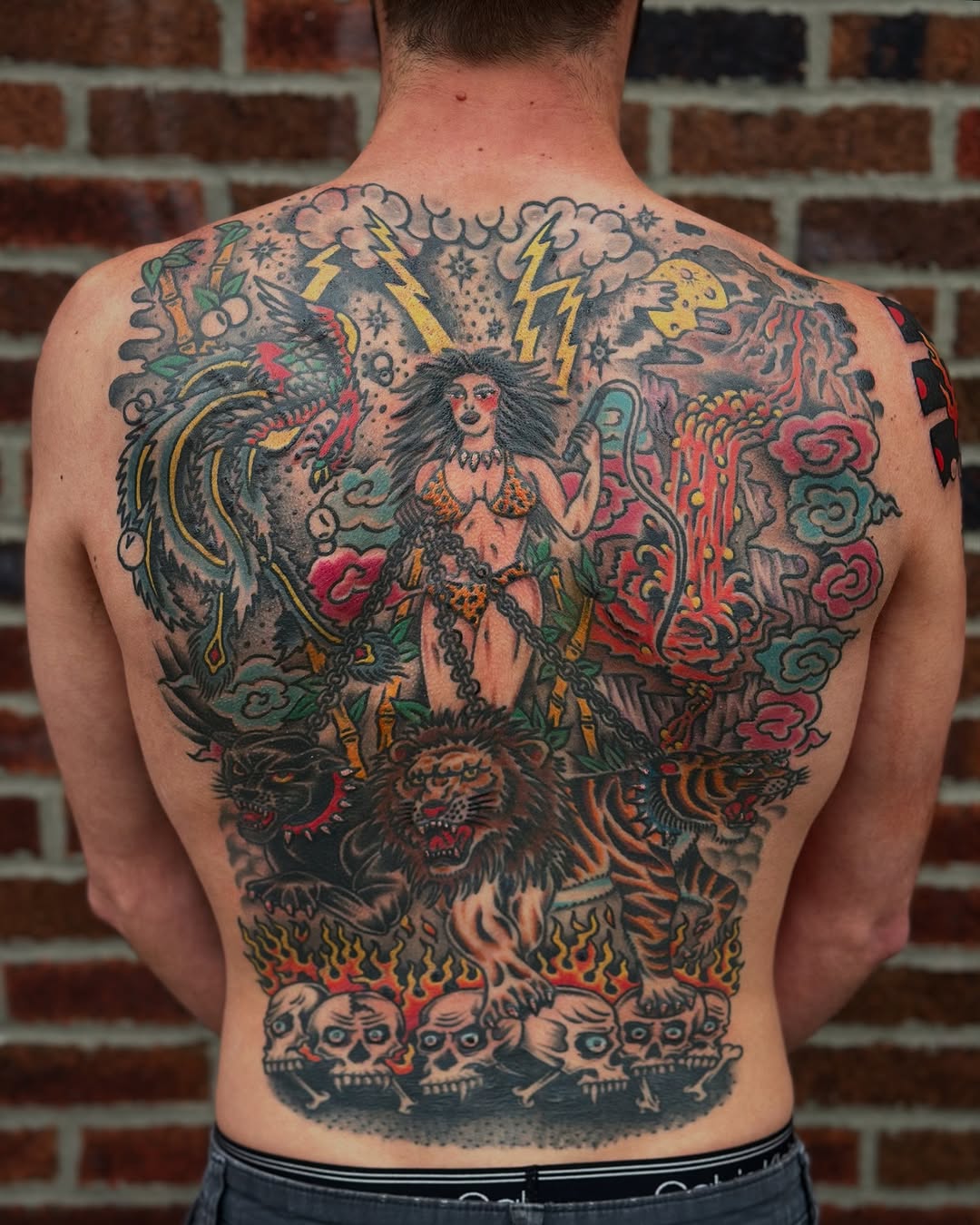 Tattoo by @nickmorantattooer — american_traditional, neo_traditional