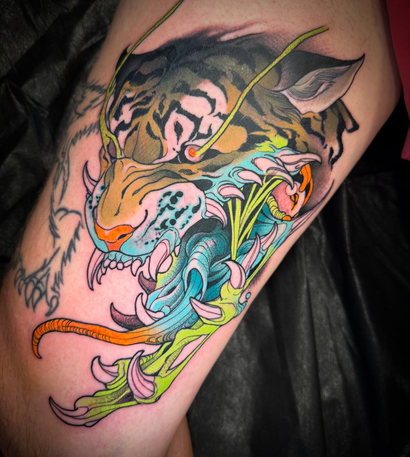 Tattoo by @sacred_crow — new_school, surrealism