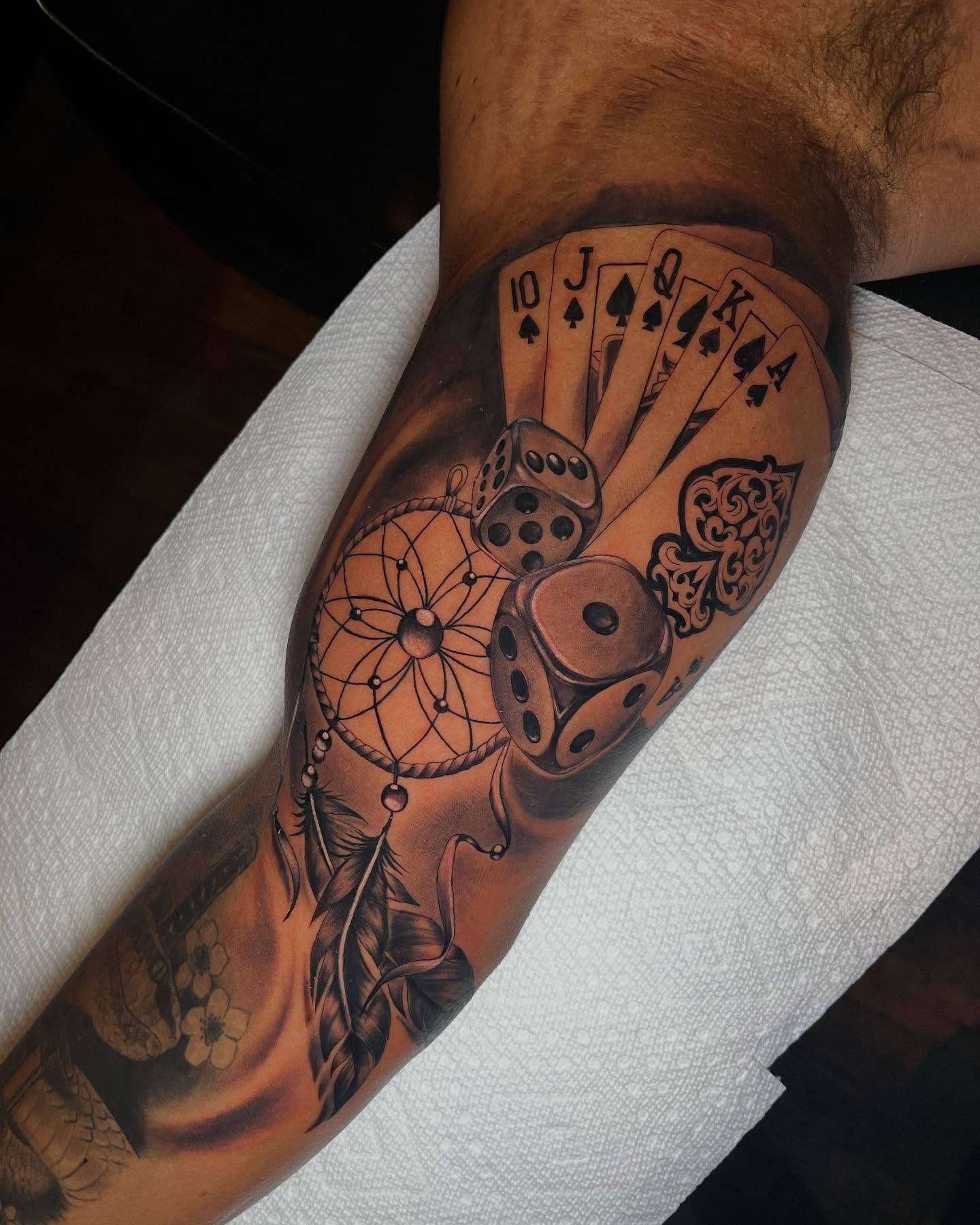 Tattoo by @sayanatattoos — black_and_grey, realism