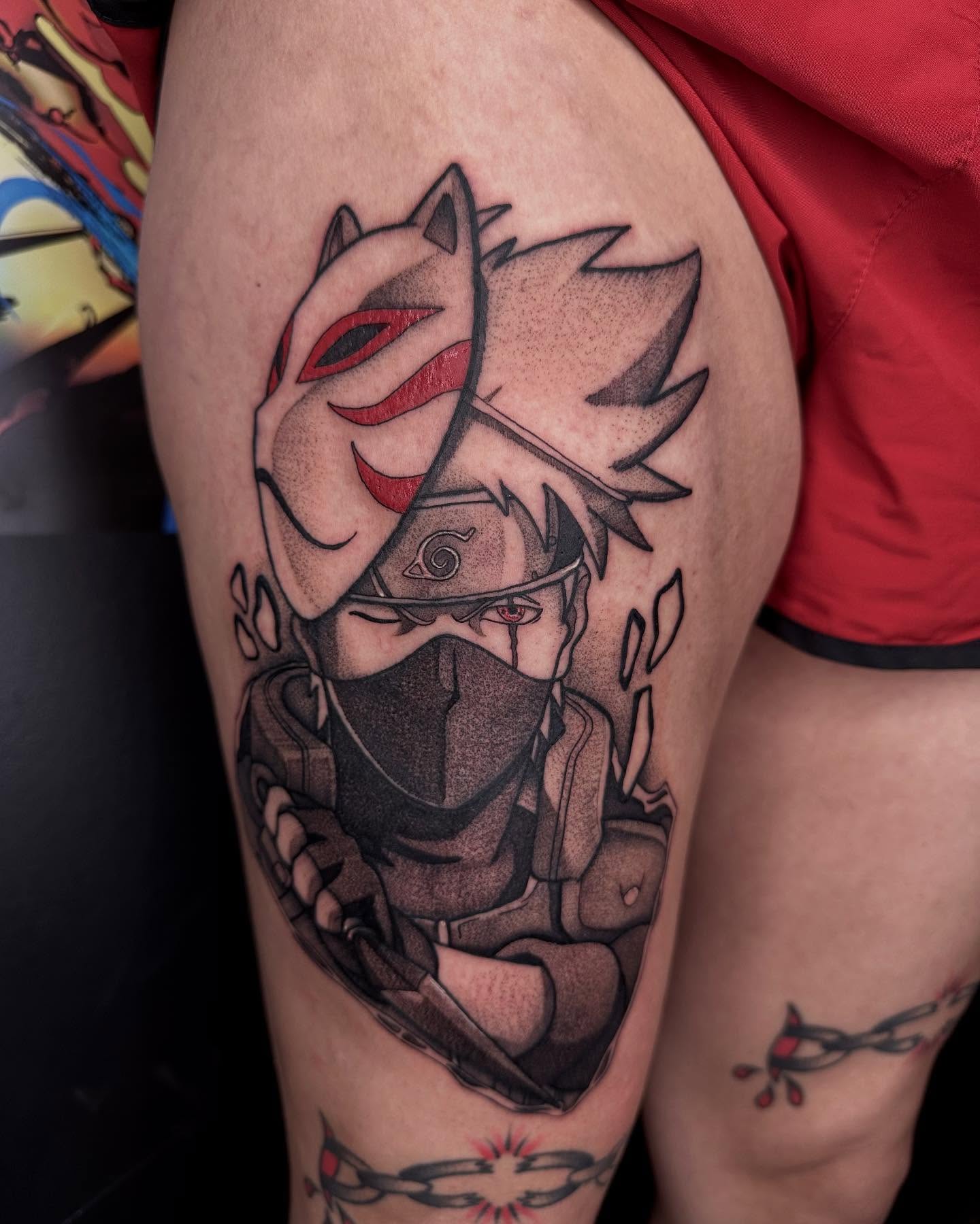 Tattoo by @goose_tattoos โ anime