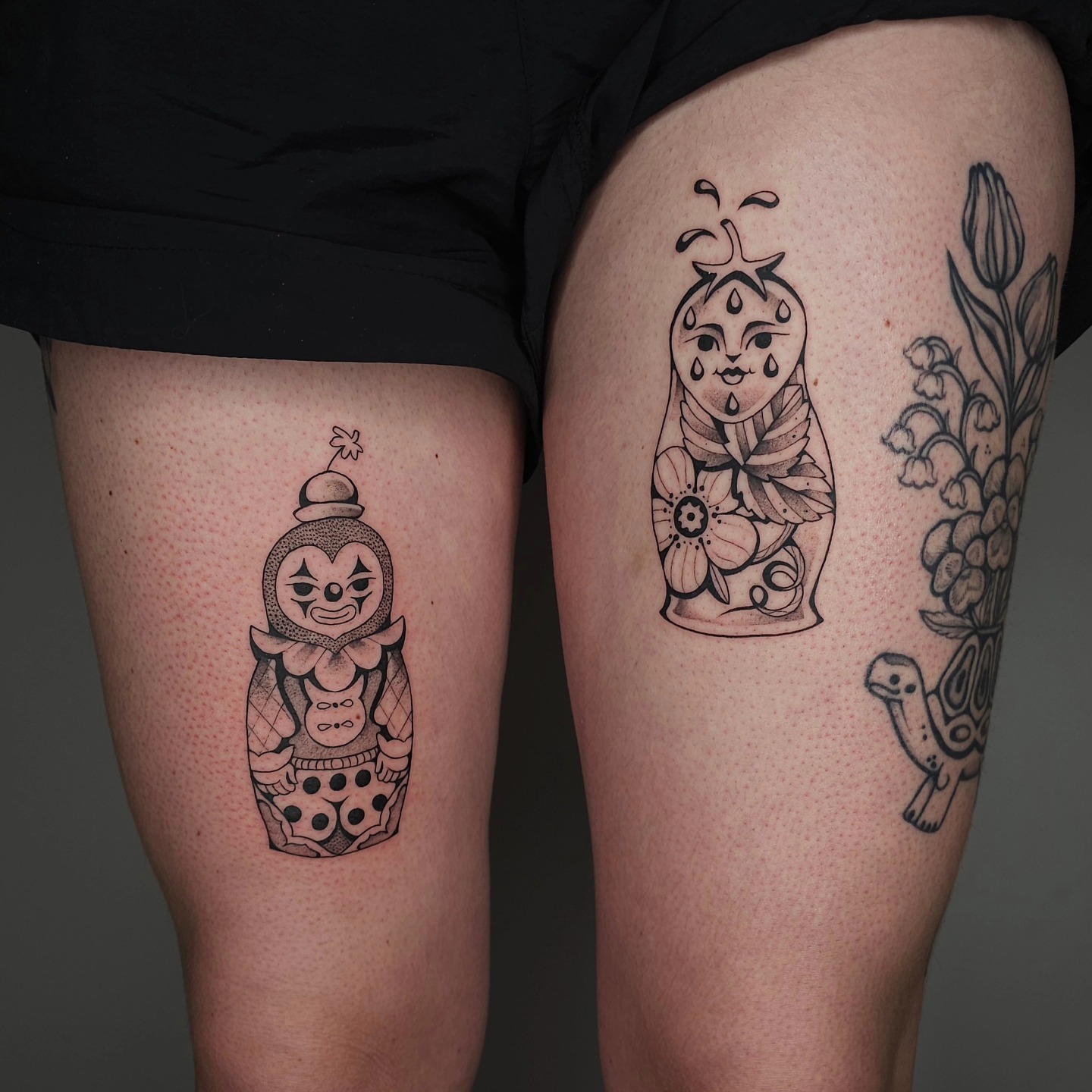 Tattoo by @hey.julieanne — black_and_grey