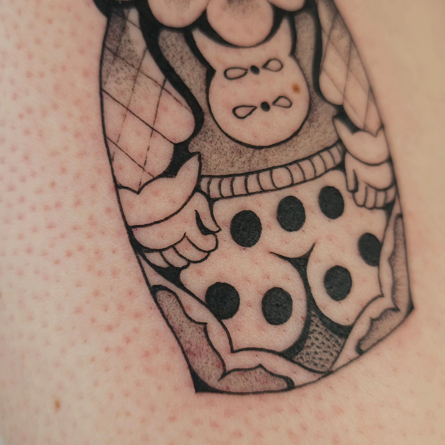Tattoo by @hey.julieanne — dotwork