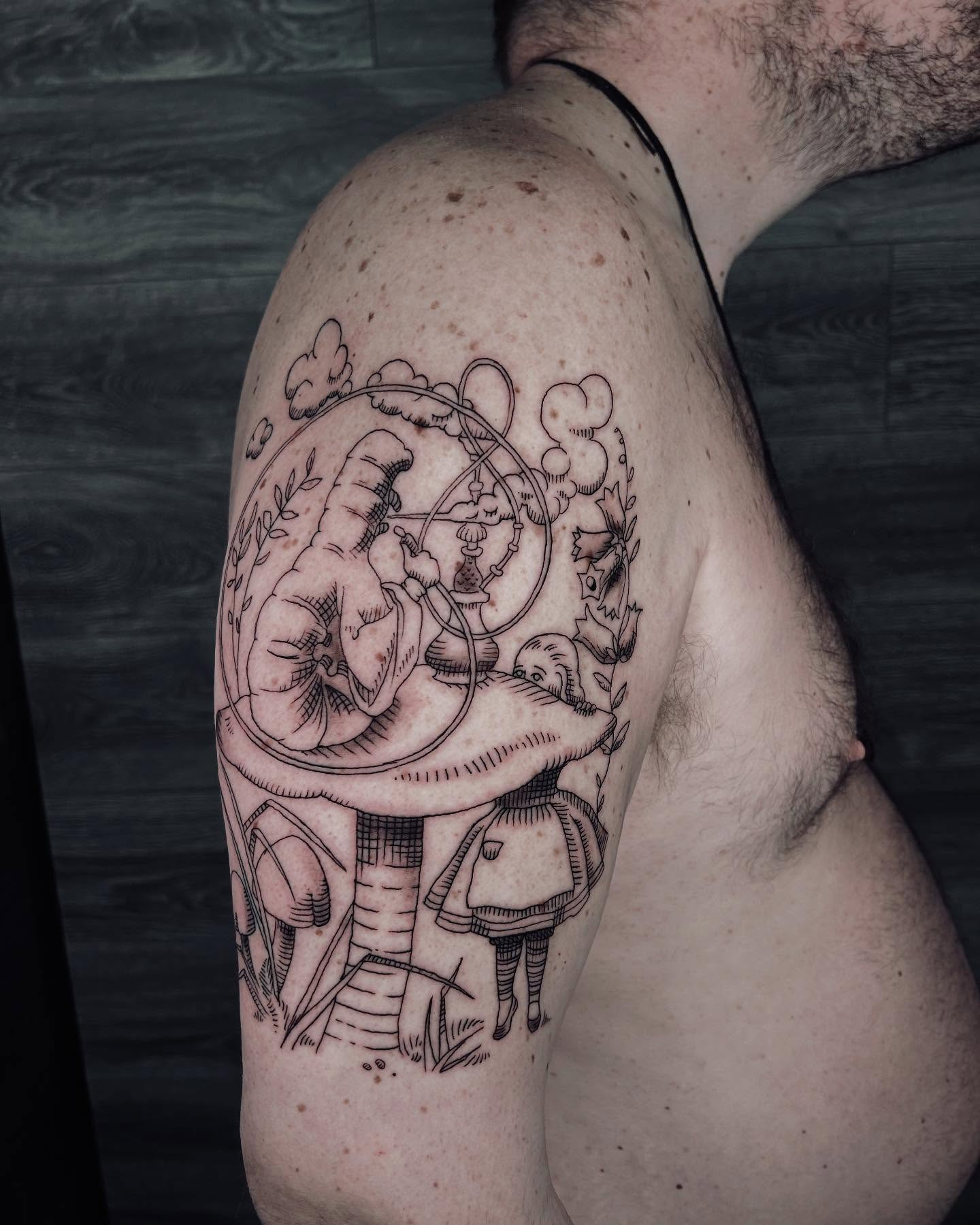 Tattoo by @xx_kipling_xx — black_and_grey, illustrative