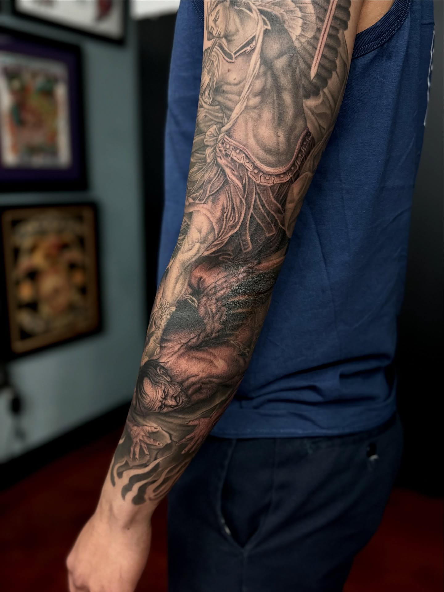 Tattoo by @ernie_portcity — realism, dark_realism