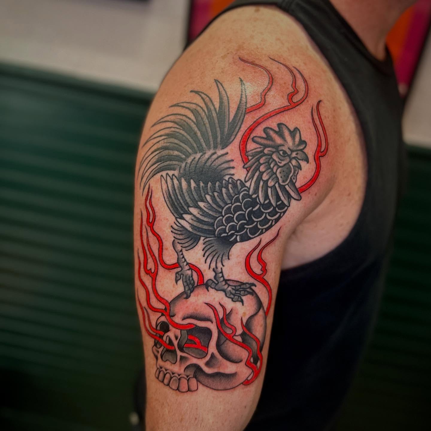 Tattoo by @tatt_brat_ — american_traditional, black_and_grey