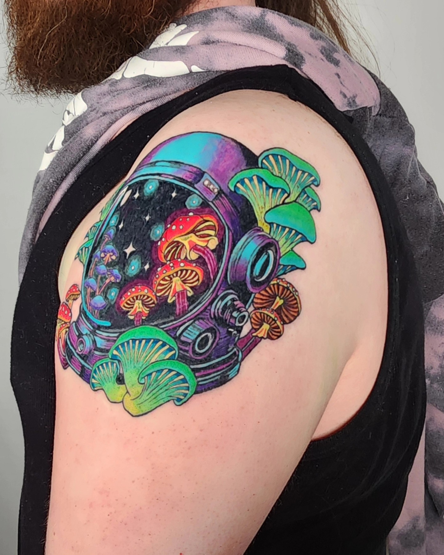 Tattoo by @soleilantoinette — illustrative, surrealism