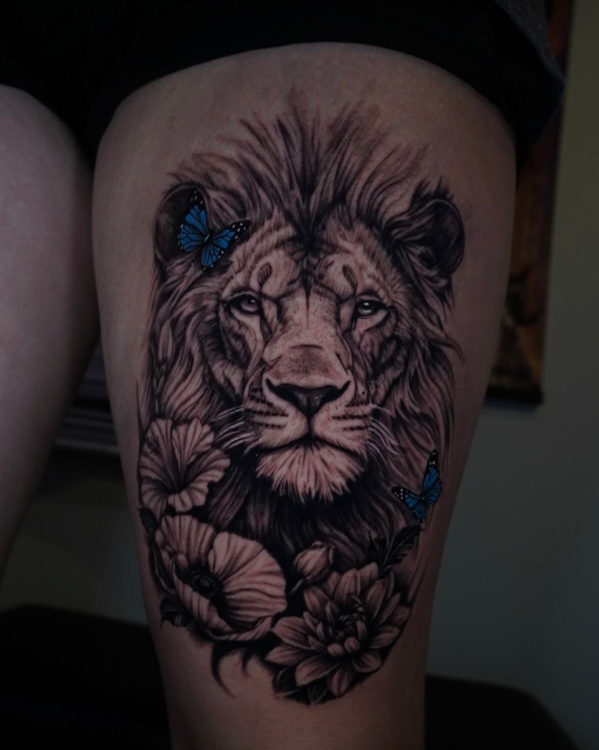Tattoo by @devinmullentattoos — realism, dotwork