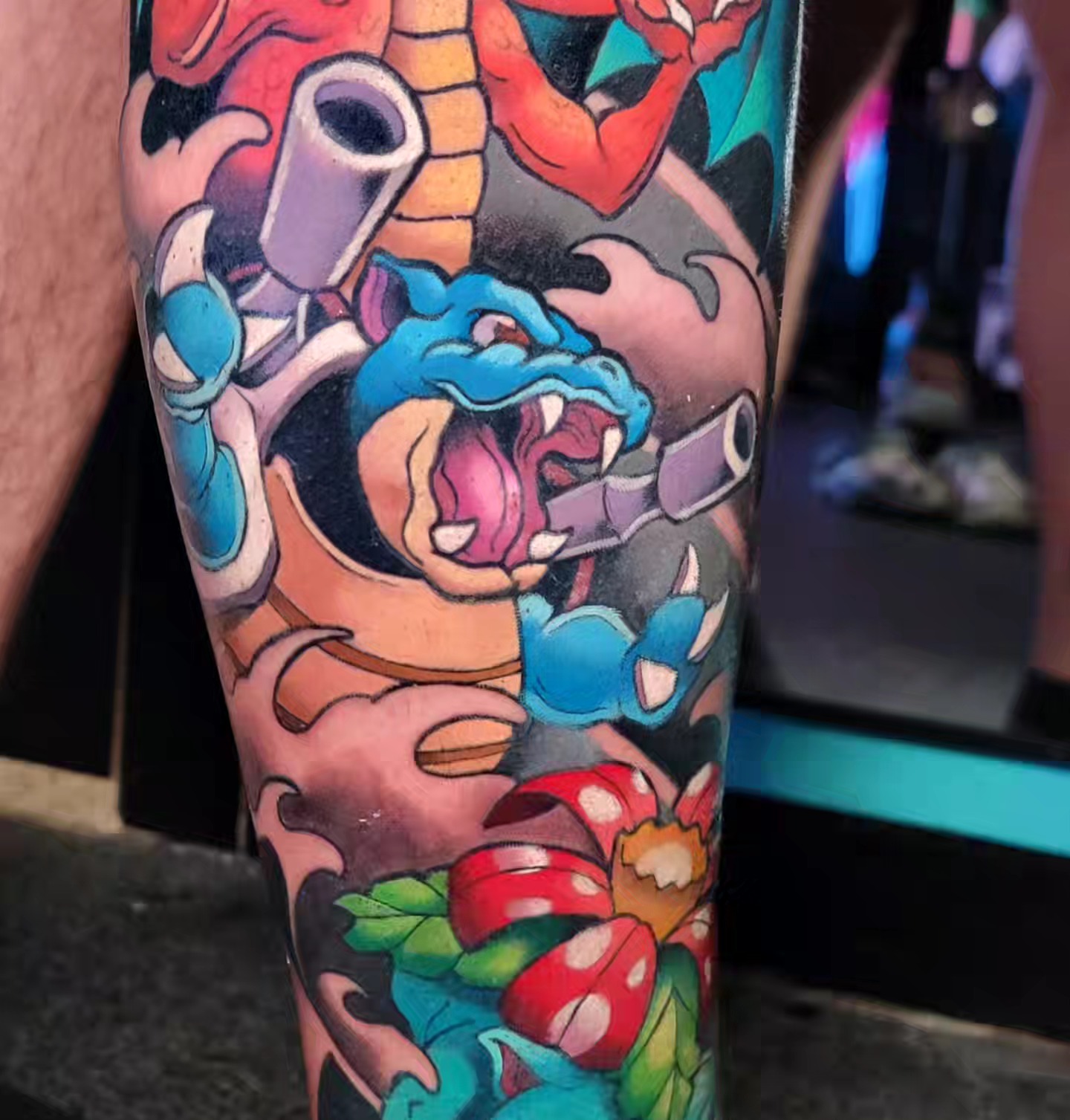 Tattoo by @shaunflinn_tattoos — new_school, dotwork