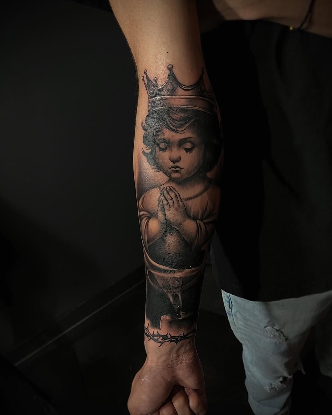 Tattoo by @chrisraymyerstats — realism, black_and_grey