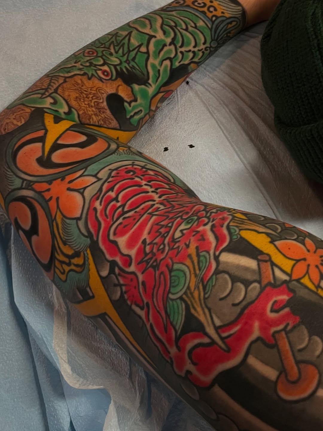 Tattoo by @franklinmint — japanese_irezumi, blackwork