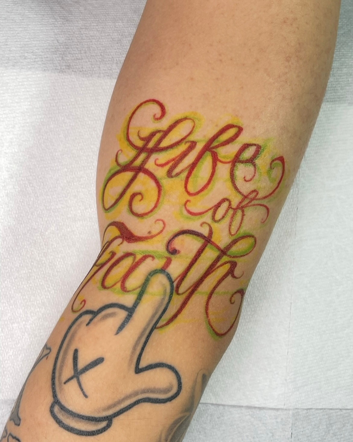 Tattoo by @joon_letters — lettering_script