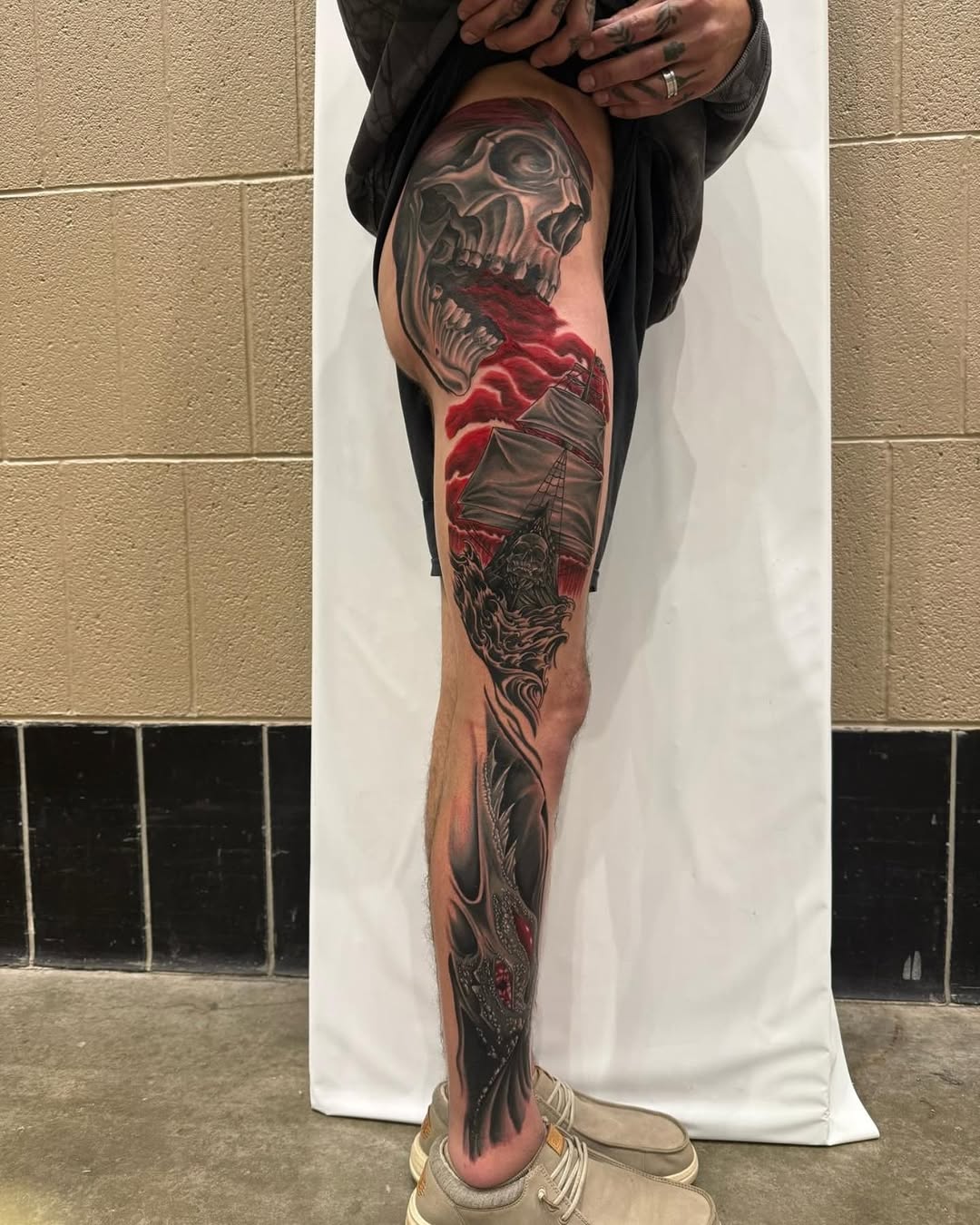 Tattoo by @timbishop_tattoos — realism, black_and_grey