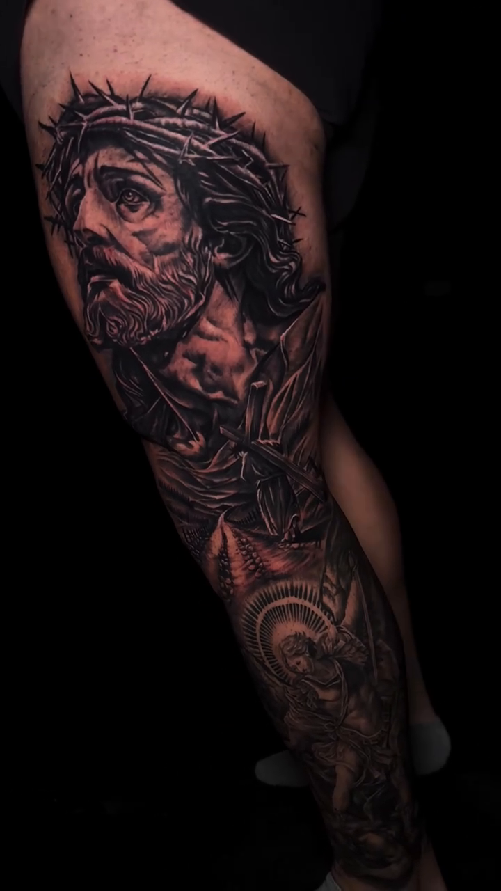 Tattoo by @igor.blackrhino — realism, black_and_grey
