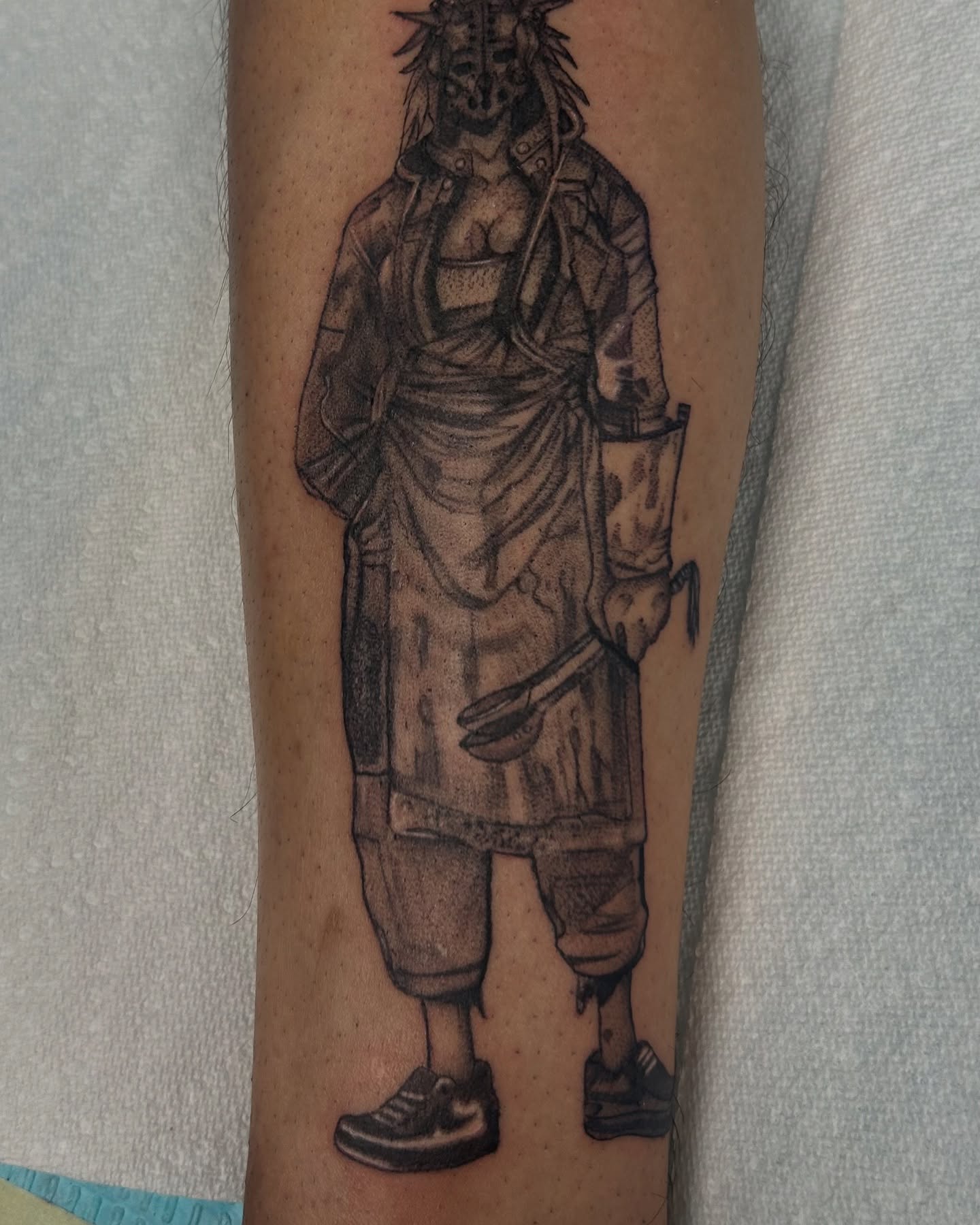 Tattoo by @deadgirltatting — black_and_grey